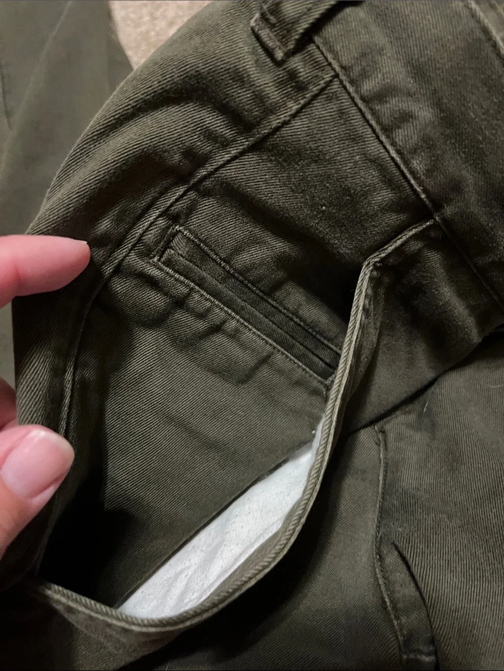 Vintage Banana Republic Men's Dark brown Chinos
